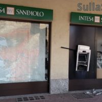 Borgaro, ladri in azione fanno saltare il bancomat della banca San Paolo