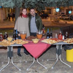 Borgaro: nella nuova piazza Europa l’orologio ad acqua si è trasformato in orologio luminoso