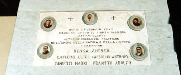 Caselle: l’ANPI ricorda i partigiani fucilati  al Prato Fiera