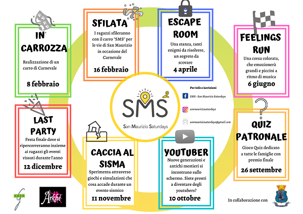 SMS: San Maurizio Saturdays, pronta a partire l’edizione 2020