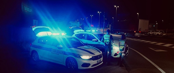 Borgaro: controlli serali della Polizia Locale per contrastare la guida in stato di ebbrezza